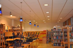 Blick in die Bibliothek